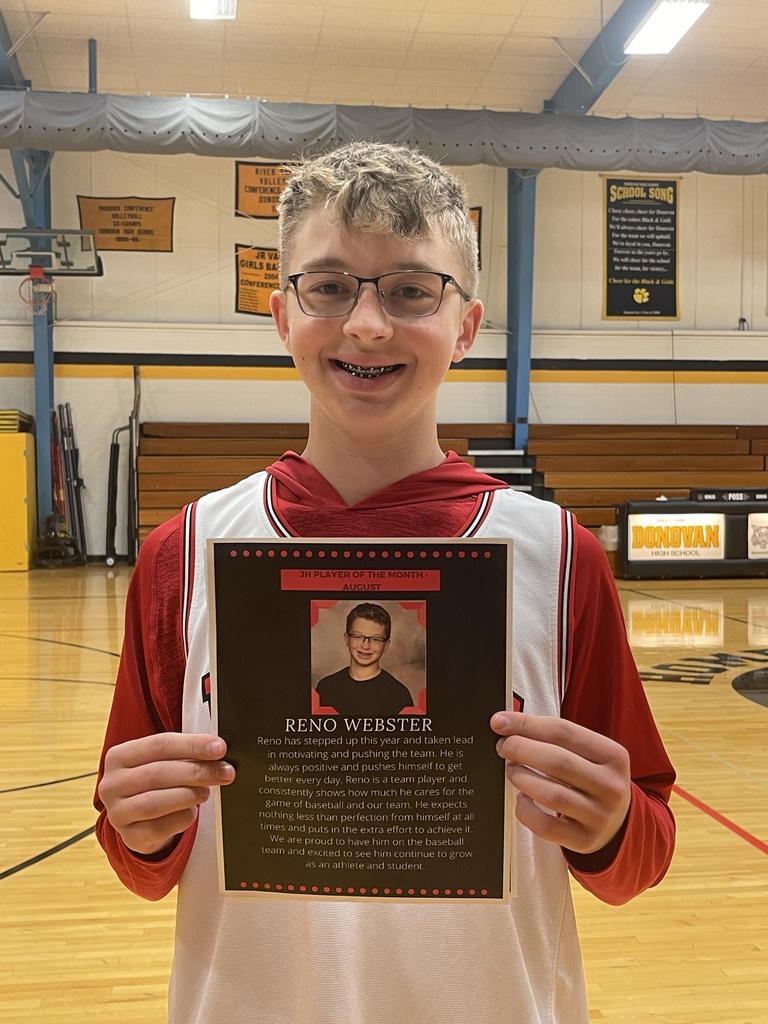 jh athlete of the month