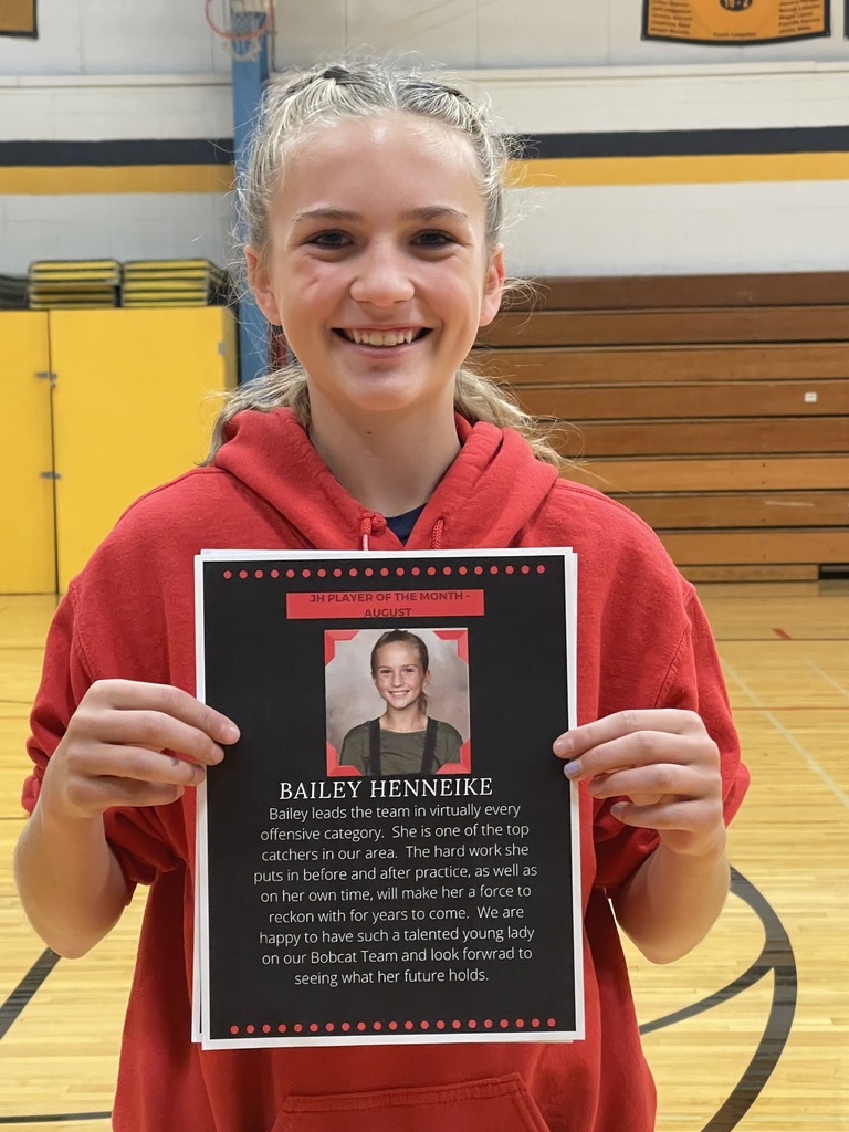 jh athlete of the month
